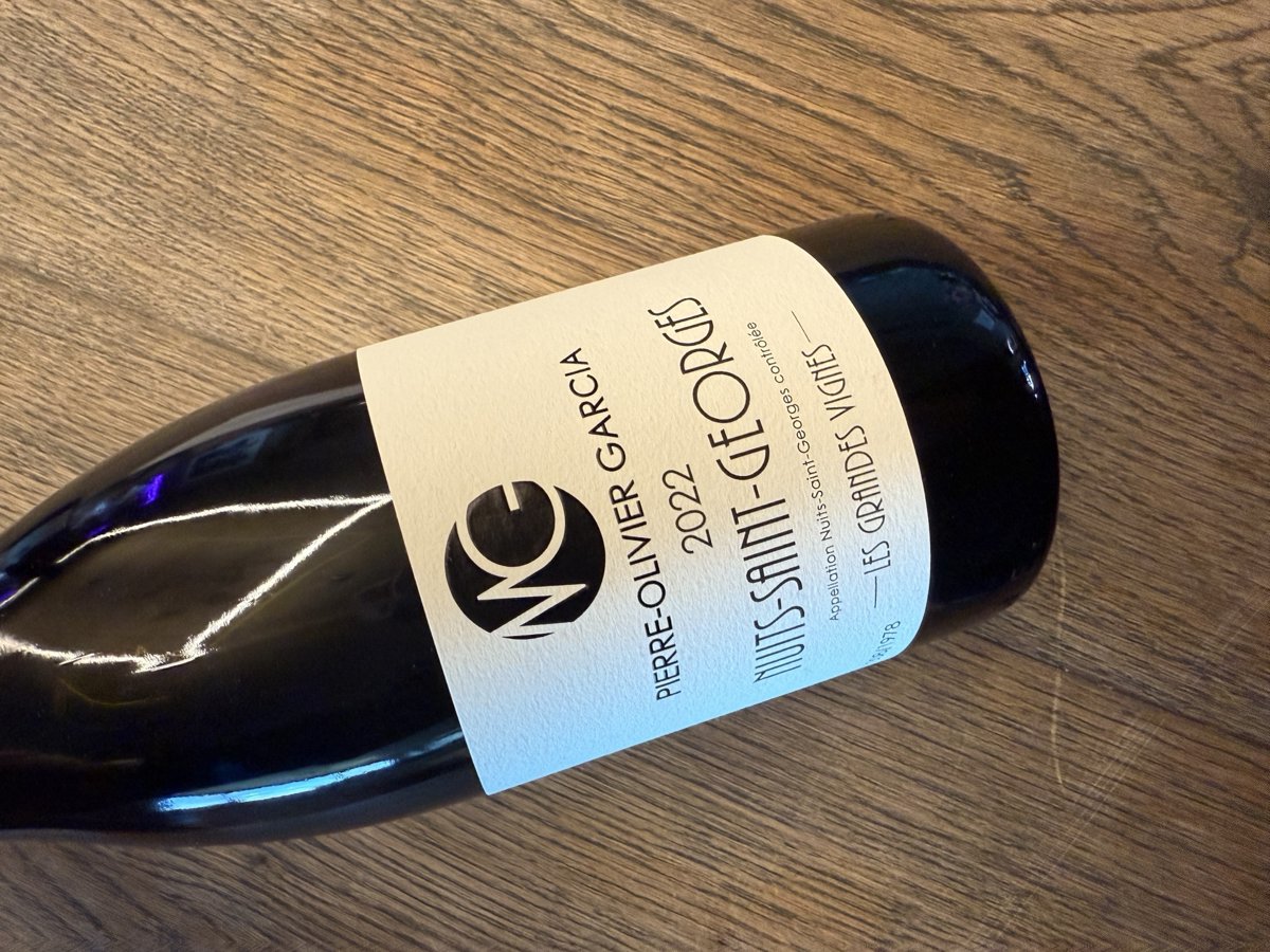 PIERRE OLIVIER GARCIA NUITS SAINT GEORGES LES GRANDES VIGNES 2022